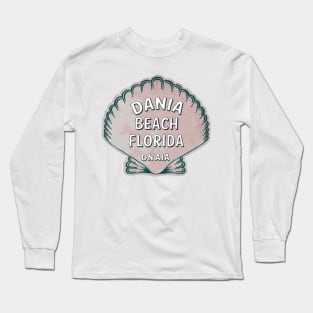 Dania Beach Florida 30A Vintage Shell 30 A Long Sleeve T-Shirt